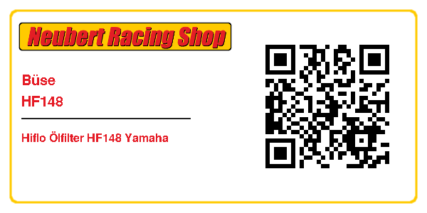 Hiflo Ölfilter HF148 Yamaha