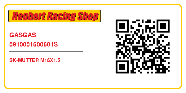 GASGAS 0910001600601S