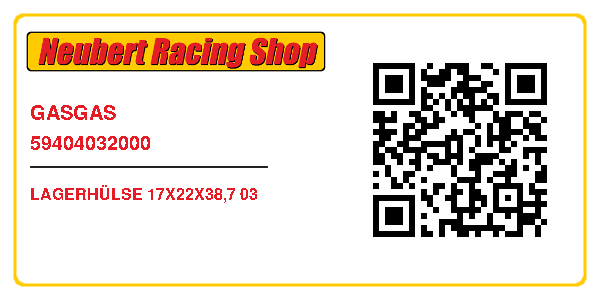GASGAS 59404032000