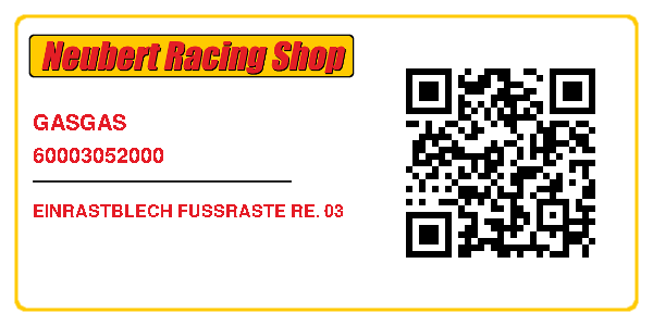 GASGAS 60003052000