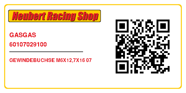 GASGAS 60107029100