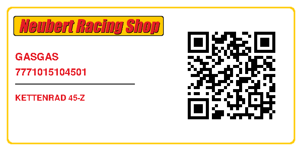 GASGAS 7771015104501