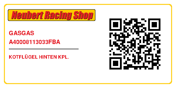 GASGAS A40008113033FBA