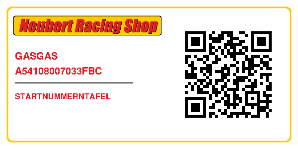 GASGAS A54108007033FBC