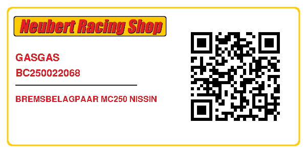 GASGAS BC250022068