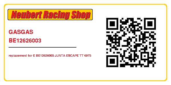GASGAS BE12626003