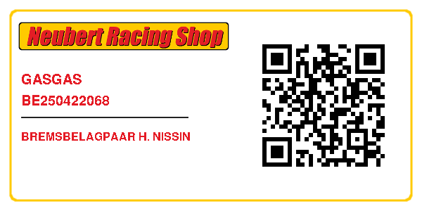 GASGAS BE250422068