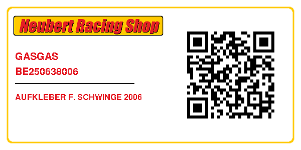 GASGAS BE250638006