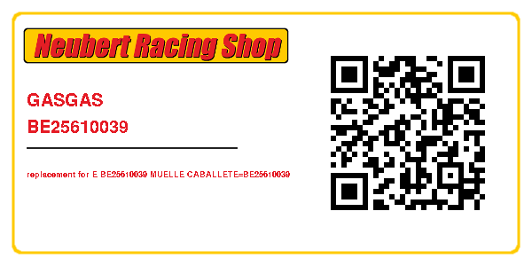GASGAS BE25610039