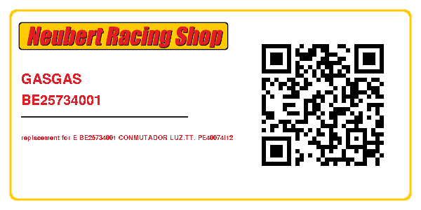 GASGAS BE25734001