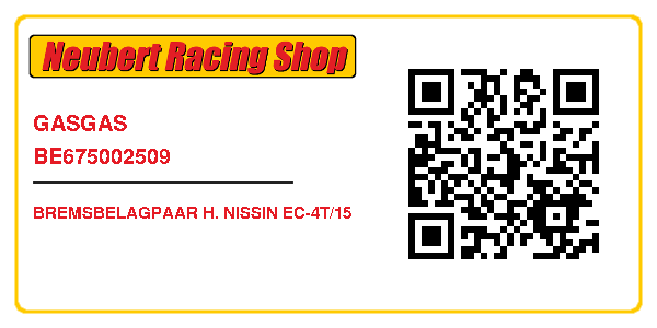 GASGAS BE675002509