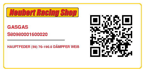 GASGAS S80980001600020