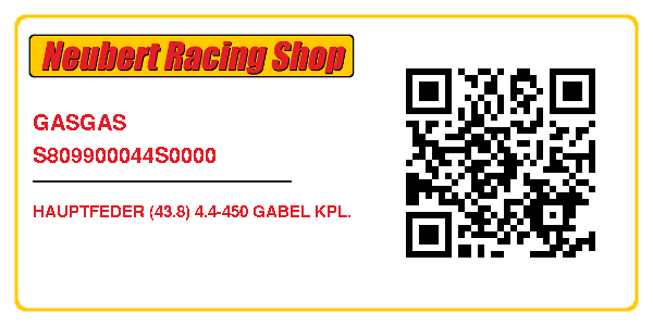 GASGAS S809900044S0000