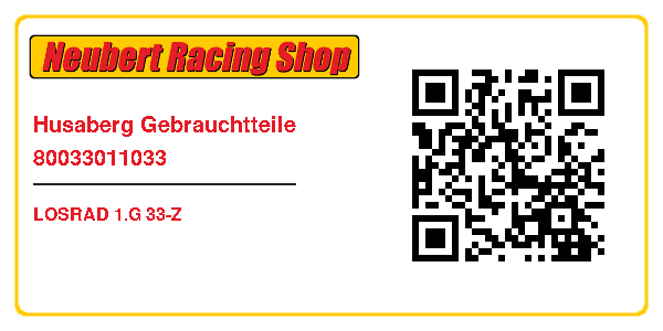 Husaberg Gebrauchtteile 80033011033