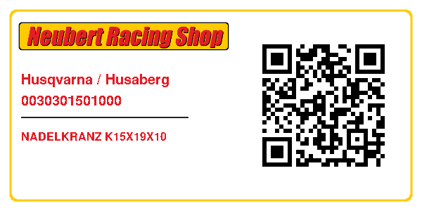 Husqvarna / Husaberg 0030301501000