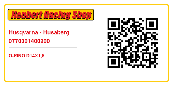 Husqvarna / Husaberg 0770001400200