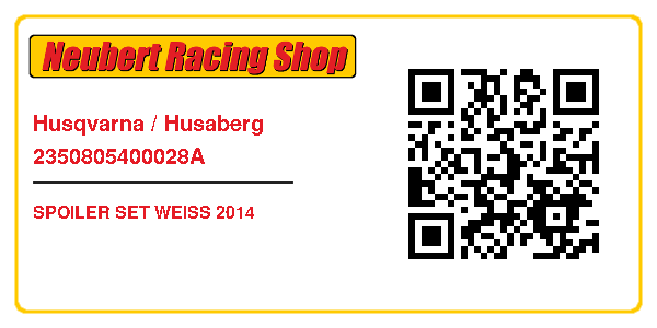 Husqvarna / Husaberg 2350805400028A
