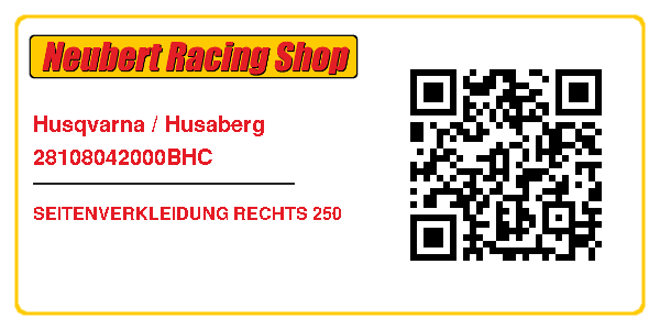Husqvarna / Husaberg 28108042000BHC