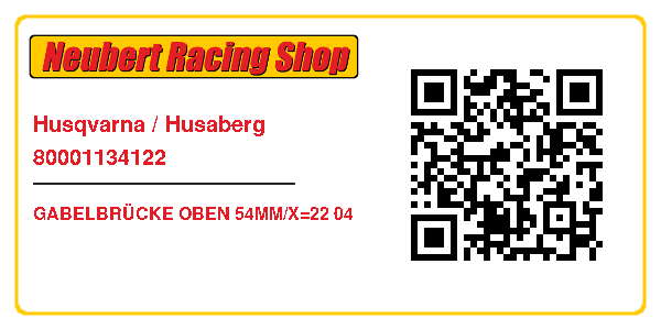 Husqvarna / Husaberg 80001134122