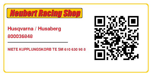 Husqvarna / Husaberg 800036848