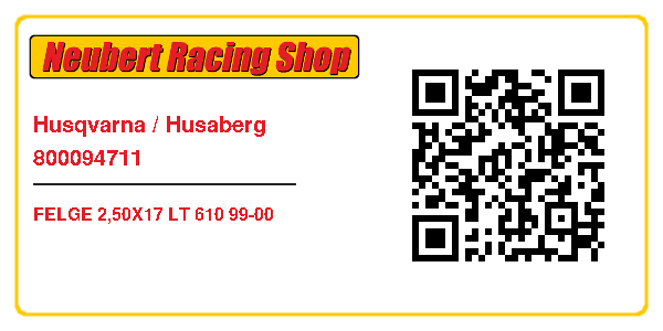 Husqvarna / Husaberg 800094711