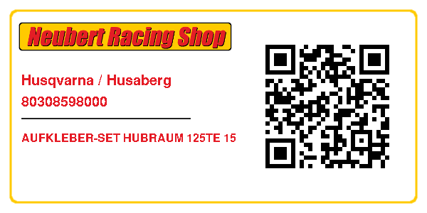 Husqvarna / Husaberg 80308598000