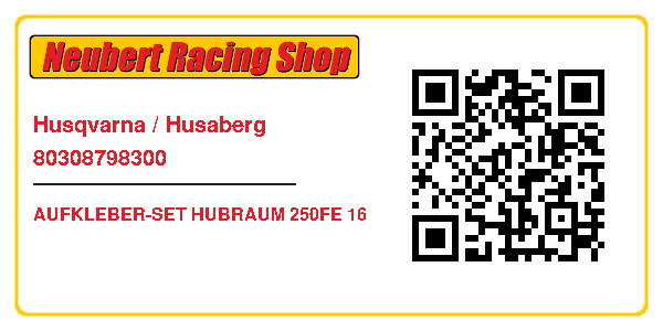 Husqvarna / Husaberg 80308798300