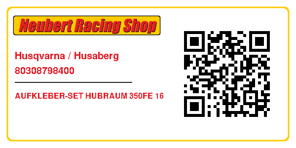 Husqvarna / Husaberg 80308798400