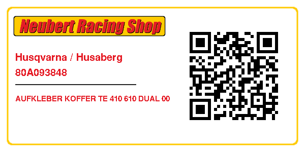 Husqvarna / Husaberg 80A093848