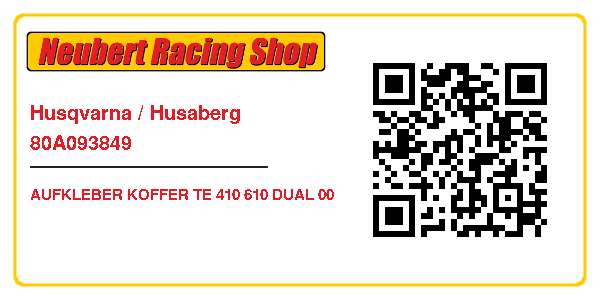 Husqvarna / Husaberg 80A093849
