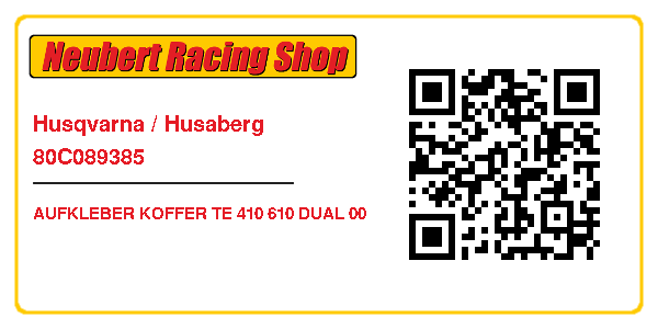 Husqvarna / Husaberg 80C089385