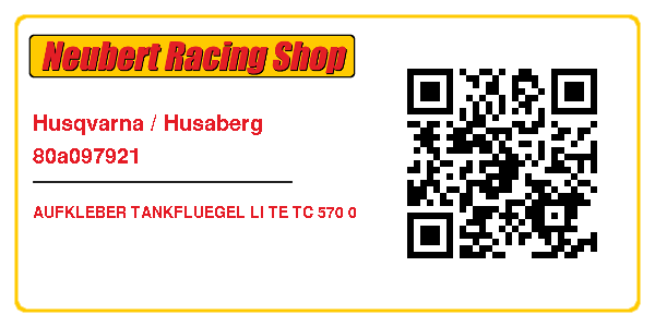 Husqvarna / Husaberg 80a097921