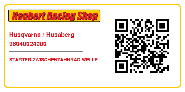 Husqvarna / Husaberg 96040024000