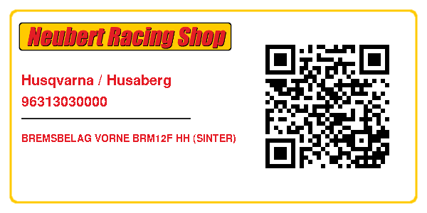 Husqvarna / Husaberg 96313030000