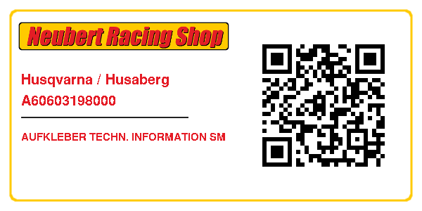 Husqvarna / Husaberg A60603198000