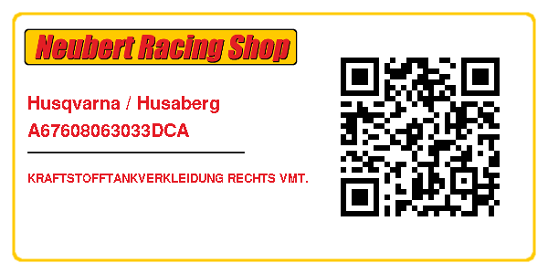 Husqvarna / Husaberg A67608063033DCA