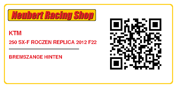KTM 250 SX-F ROCZEN REPLICA 2012 F22