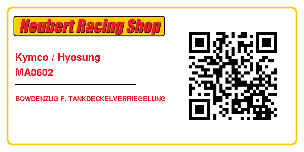 Kymco / Hyosung MA0602