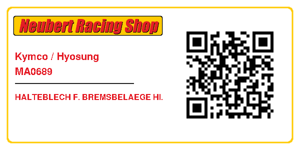 Kymco / Hyosung MA0689