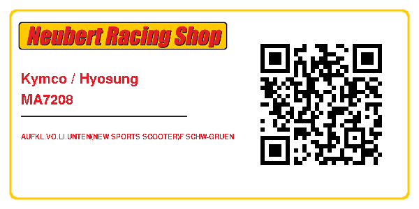 Kymco / Hyosung MA7208
