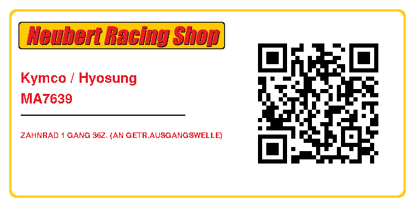 Kymco / Hyosung MA7639