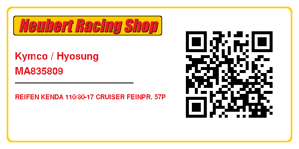 Kymco / Hyosung MA835809