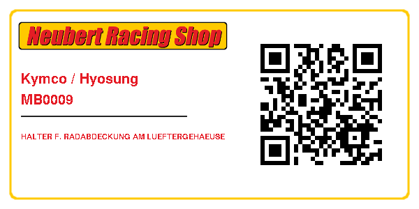 Kymco / Hyosung MB0009