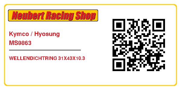 Kymco / Hyosung MS9863