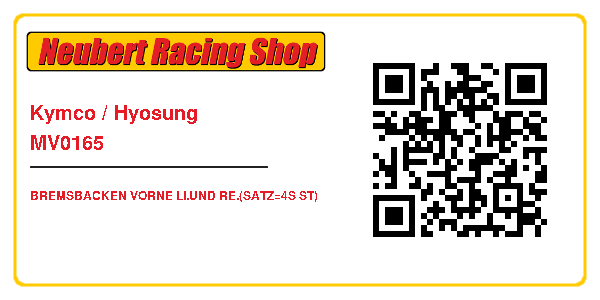 Kymco / Hyosung MV0165