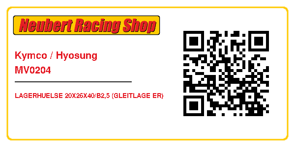 Kymco / Hyosung MV0204