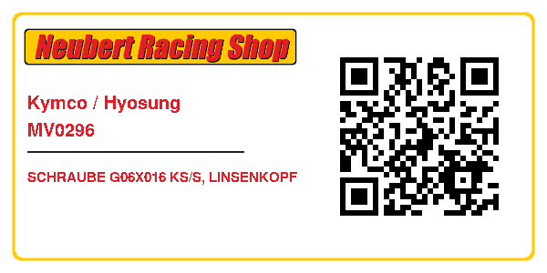 Kymco / Hyosung MV0296
