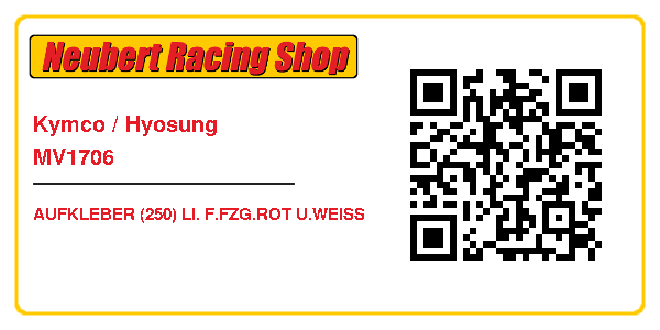 Kymco / Hyosung MV1706