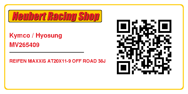 Kymco / Hyosung MV265409