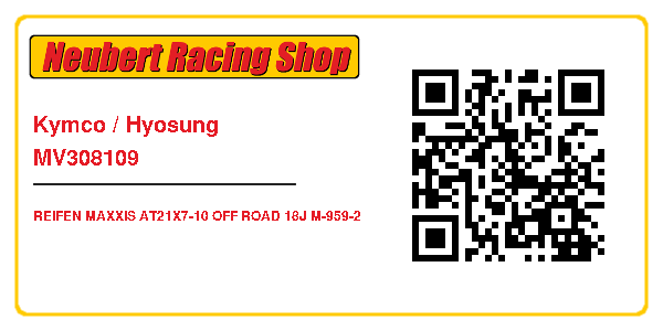 Kymco / Hyosung MV308109